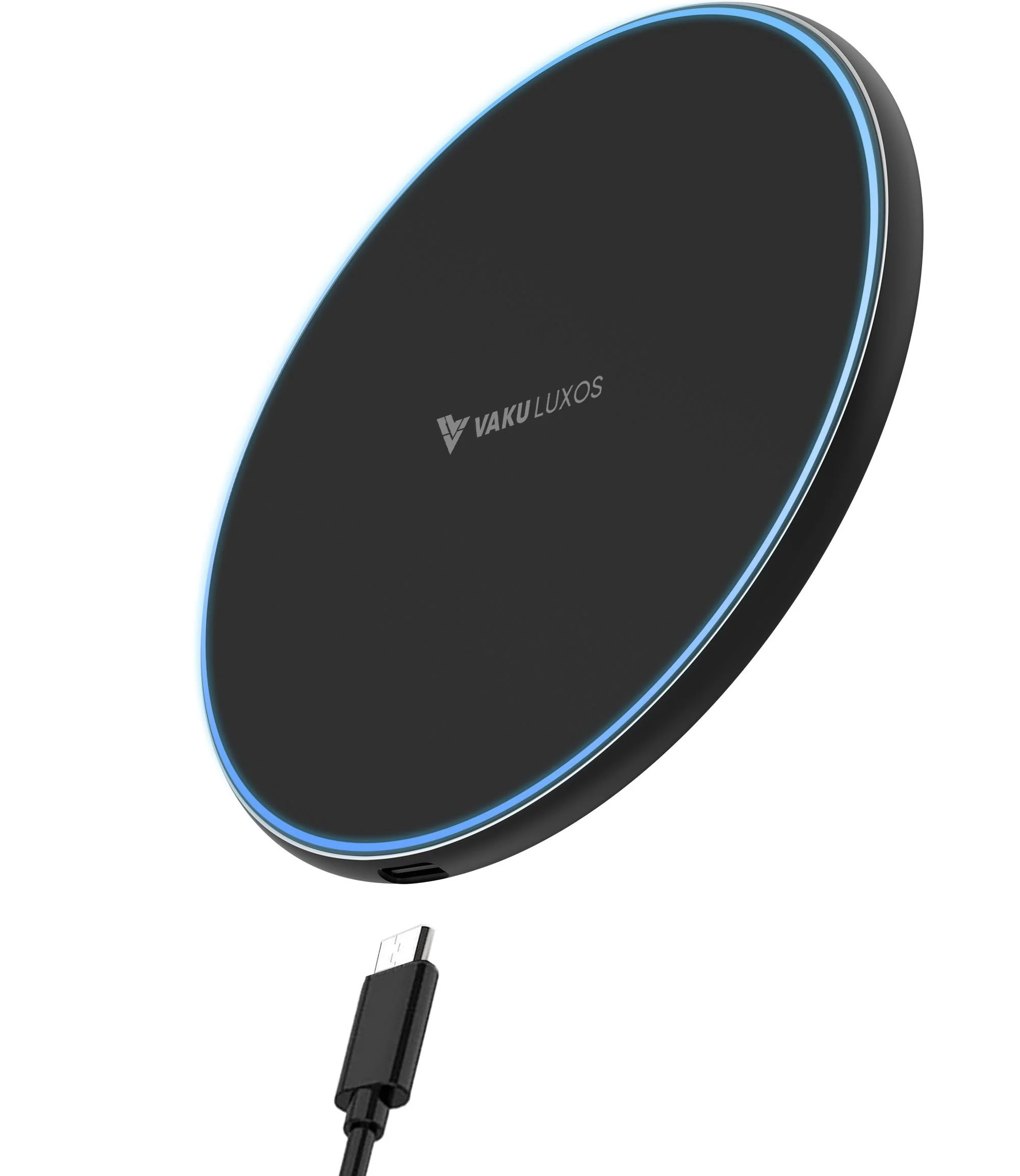 Vaku ® Albany Frosted Series 15W Wireless Charger Fast Charging Pad PD & Qi-Certified