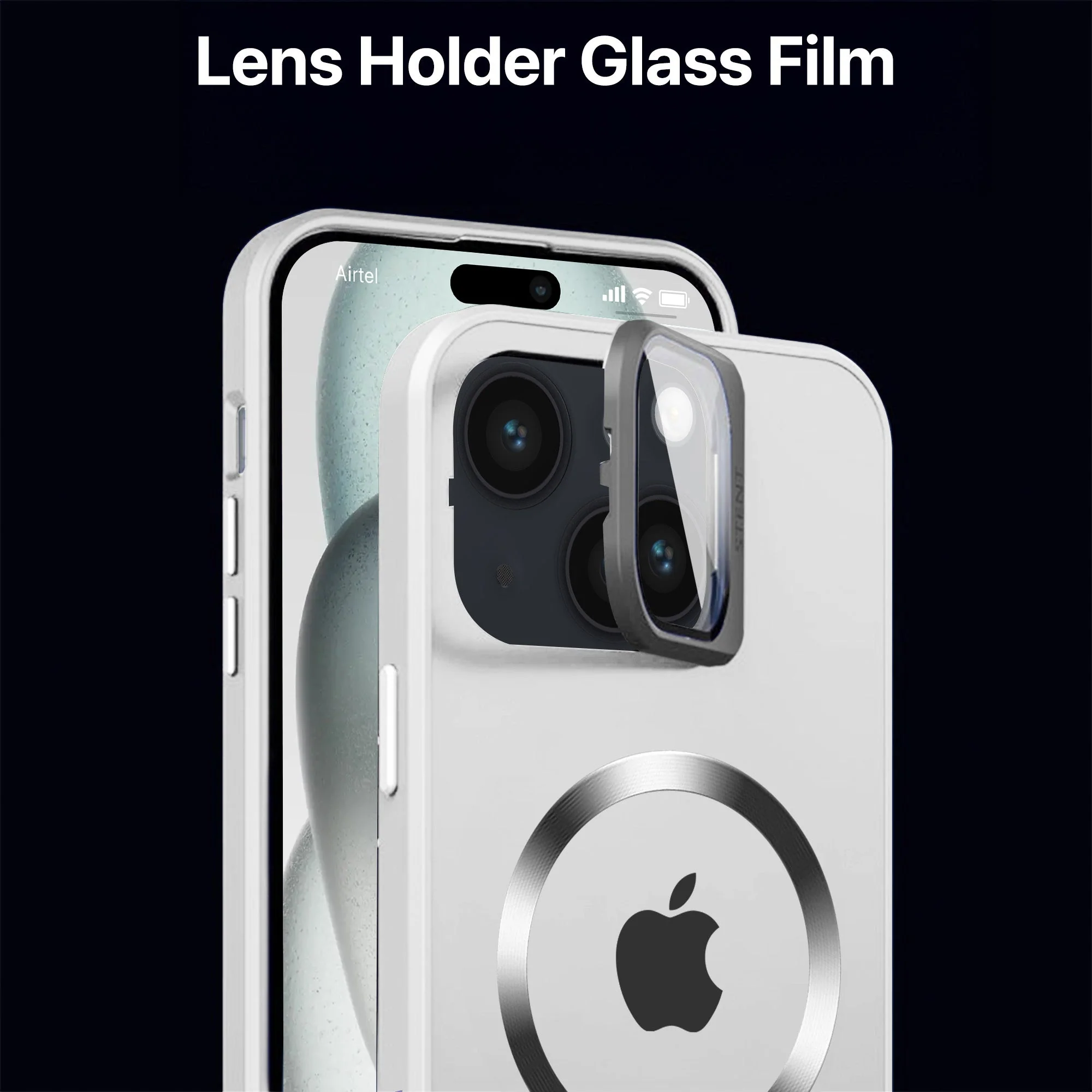 Vaku ® Apple iPhone 15 Rime Frosted Magnetic Magpro Translucent Back Cover - Image 7