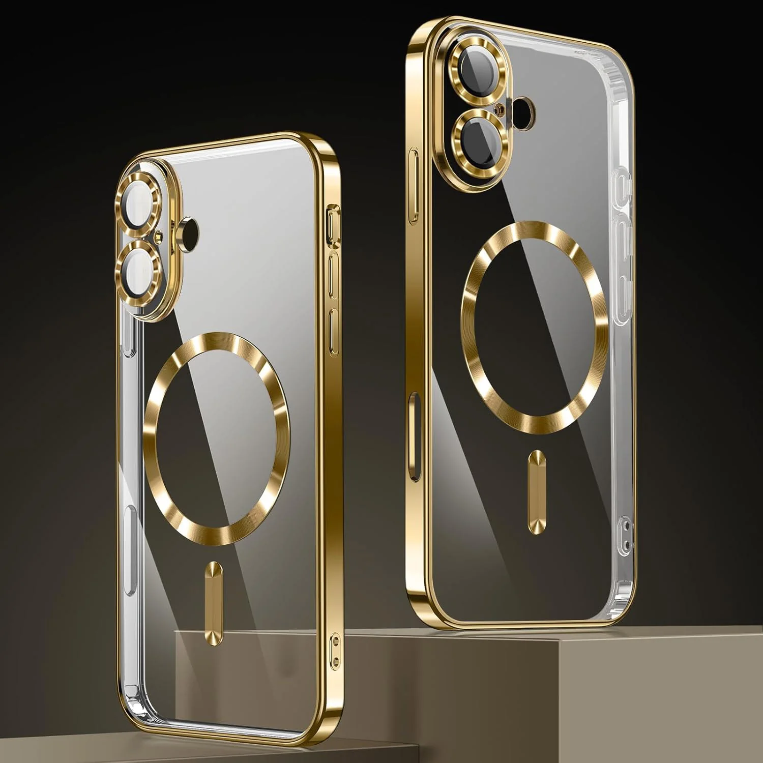Vaku ® Apple iPhone 16 Plus Luxury Electroplated Magnetic Magsafe Back Cover - Image 9