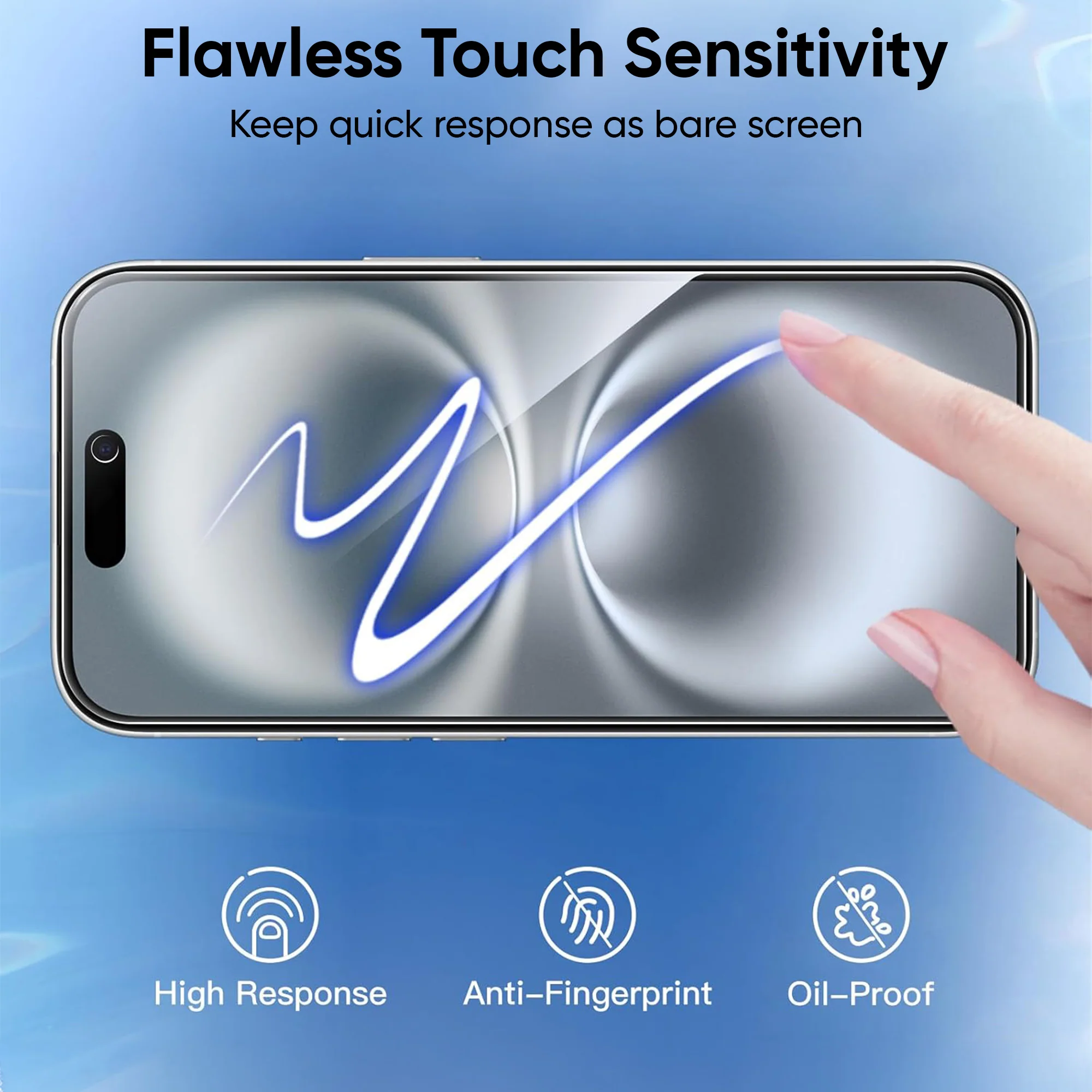 Vaku ® Apple iPhone 16 Plus Privacy Screen Protector Anti-Spy Protection Tempered Glass - Image 7