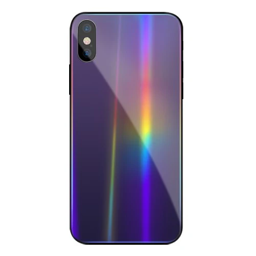 VakuĀ® Apple iPhone X / XS ElectroWAVE Automatic Shine Changing Heat-Dissipating Glass Shock-Proof Back Cover - Image 7