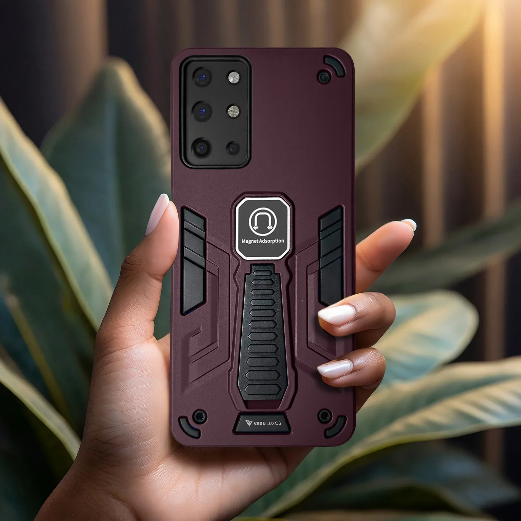 Vaku Ā® OnePlus 8T Valor Military Grade Shockproof Back Cover - Image 3