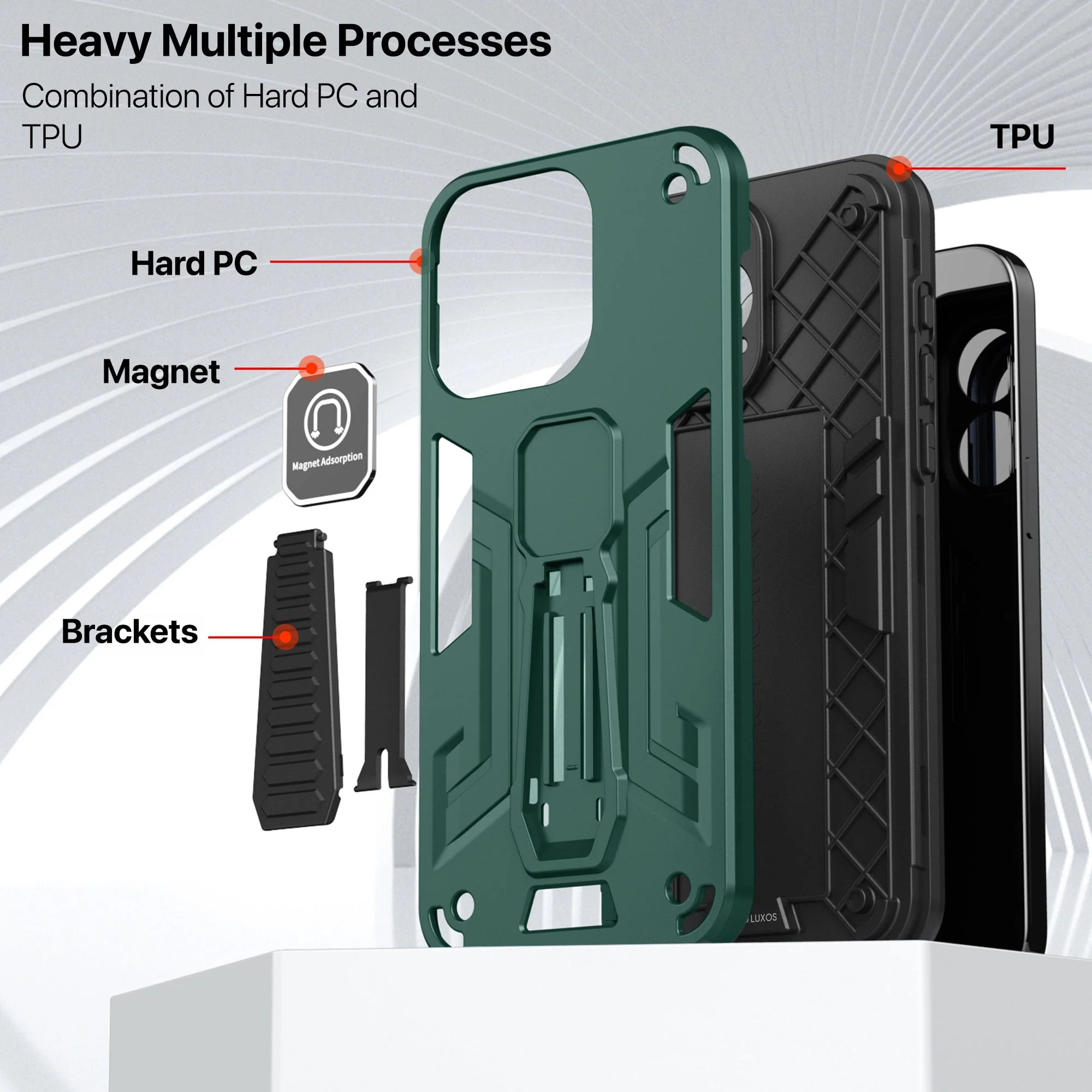 Vaku ® Oppo A79 5G Valor Military Grade Shockproof Back Cover - Image 10