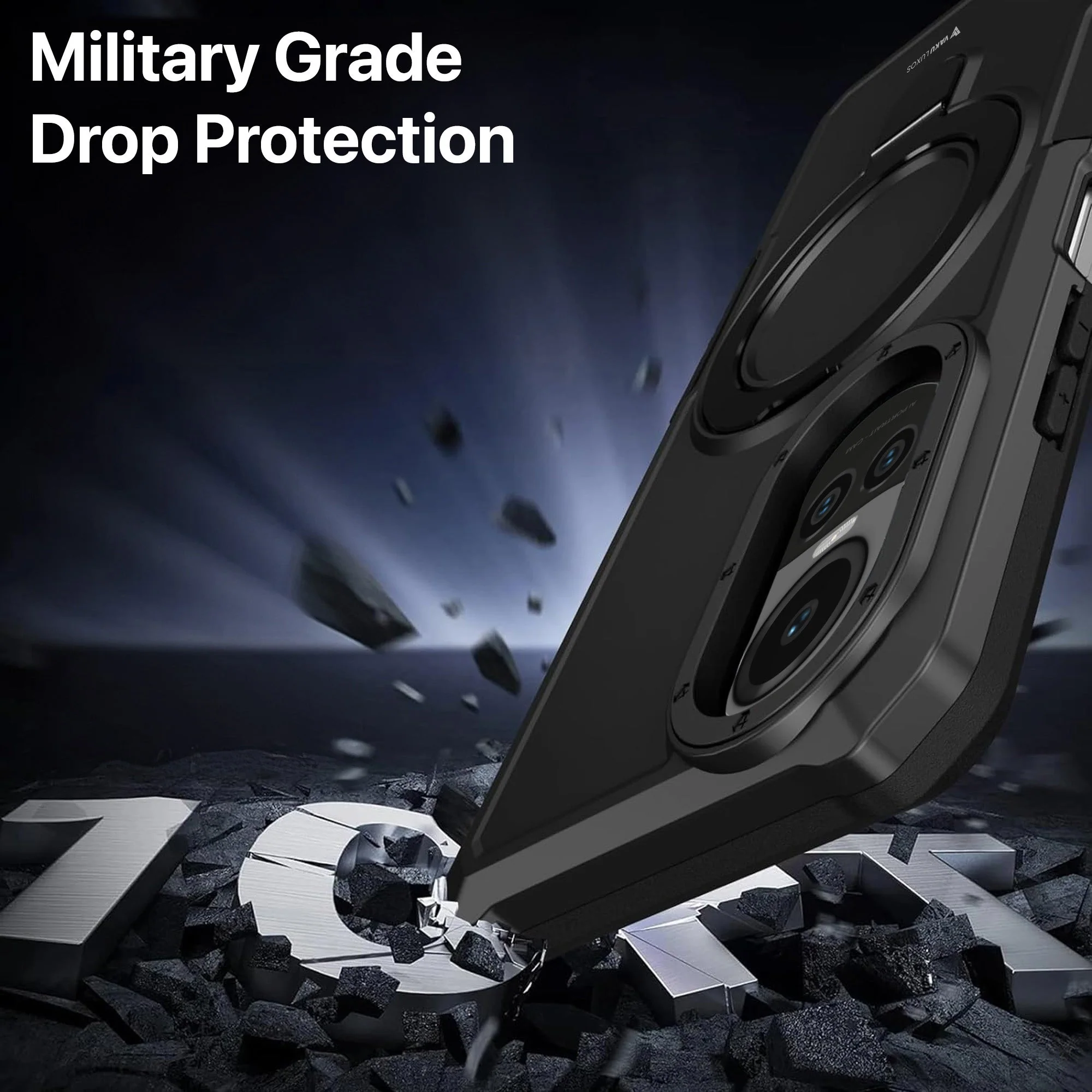 Vaku ® Oppo Reno10 5G Astor Military Grade Armor Protective Back cover - Image 12
