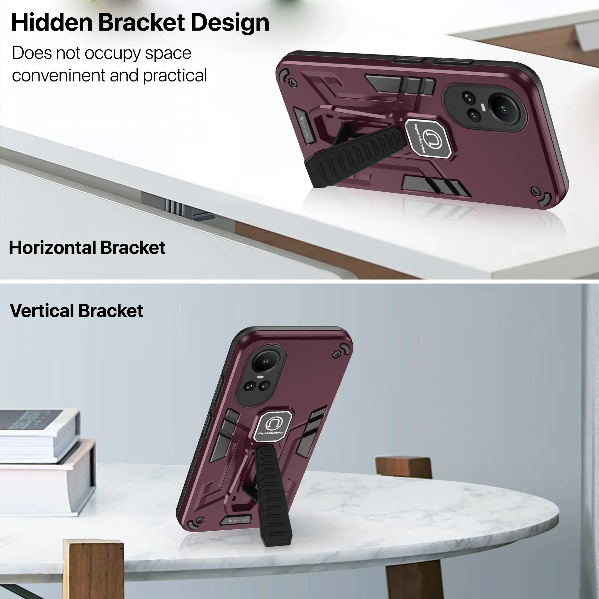 Vaku ® Oppo Reno10 Pro 5G Valor Military Grade Back Cover - Image 9