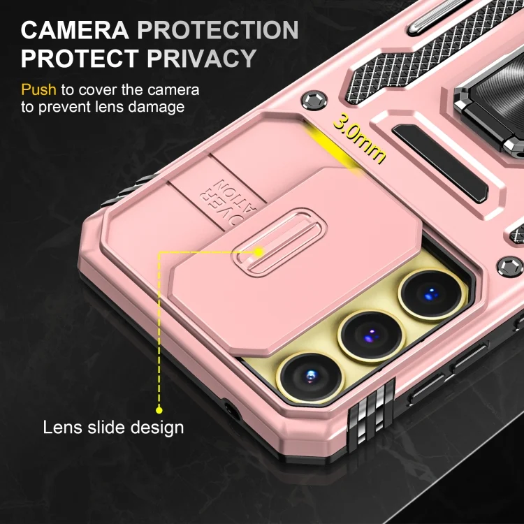 Vaku ® Samsung Galaxy A25 5G Aegis Armor Slide Camera Protection Back Cover - Image 6