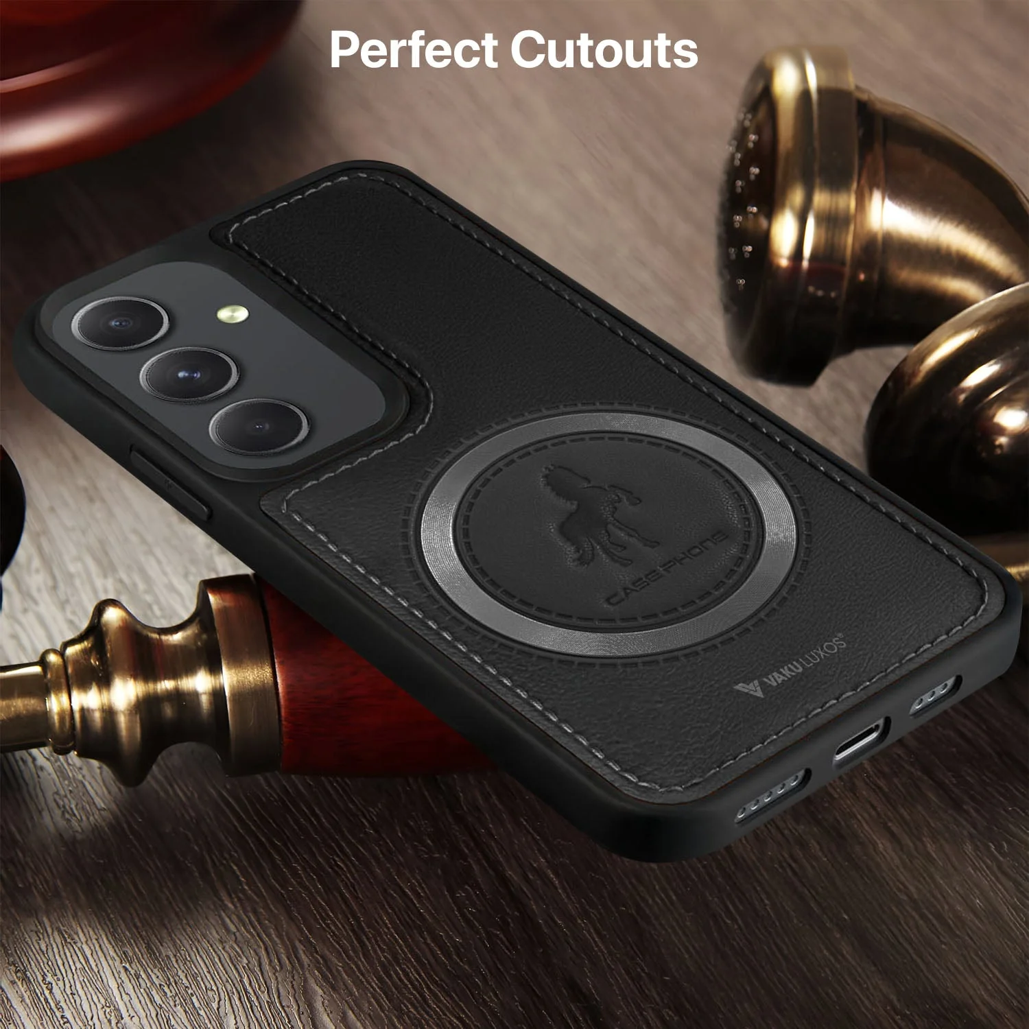 Vaku ® Samsung Galaxy A54 5G Astrid Luxury PU Leather Back Cover - Image 13