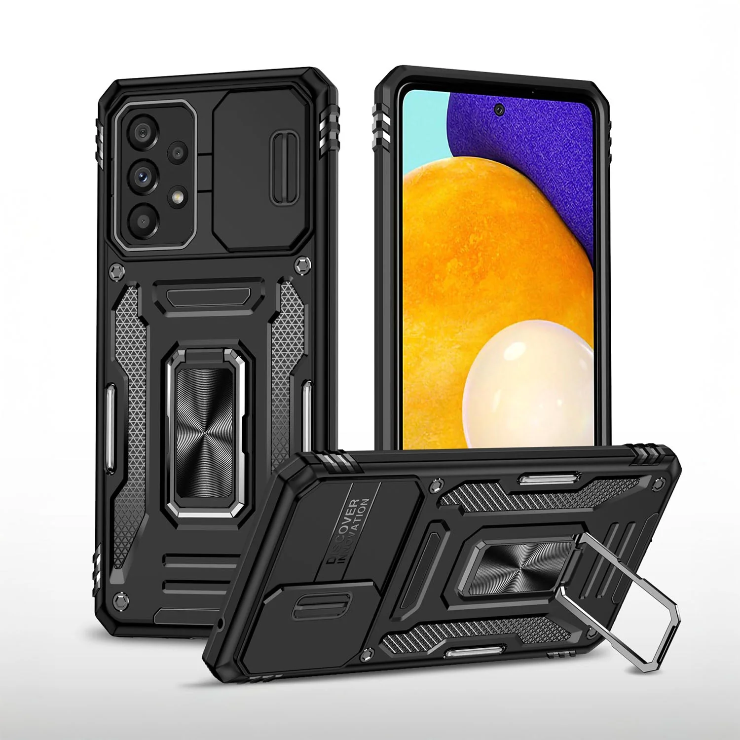 VakuĀ® Samsung Galaxy A73 5G Aegis Armor Slide Camera Protection Back Cover - Image 10