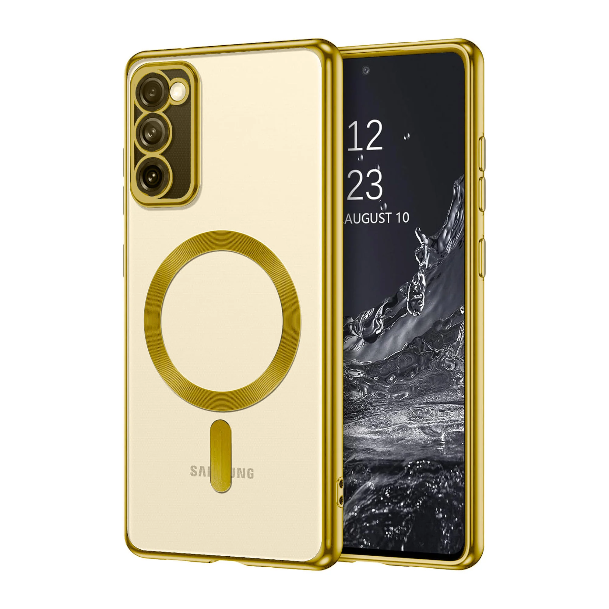 Vaku Ā® Samsung Galaxy S20 FE Luxury Electroplated Magnetic Magsafe Back Cover