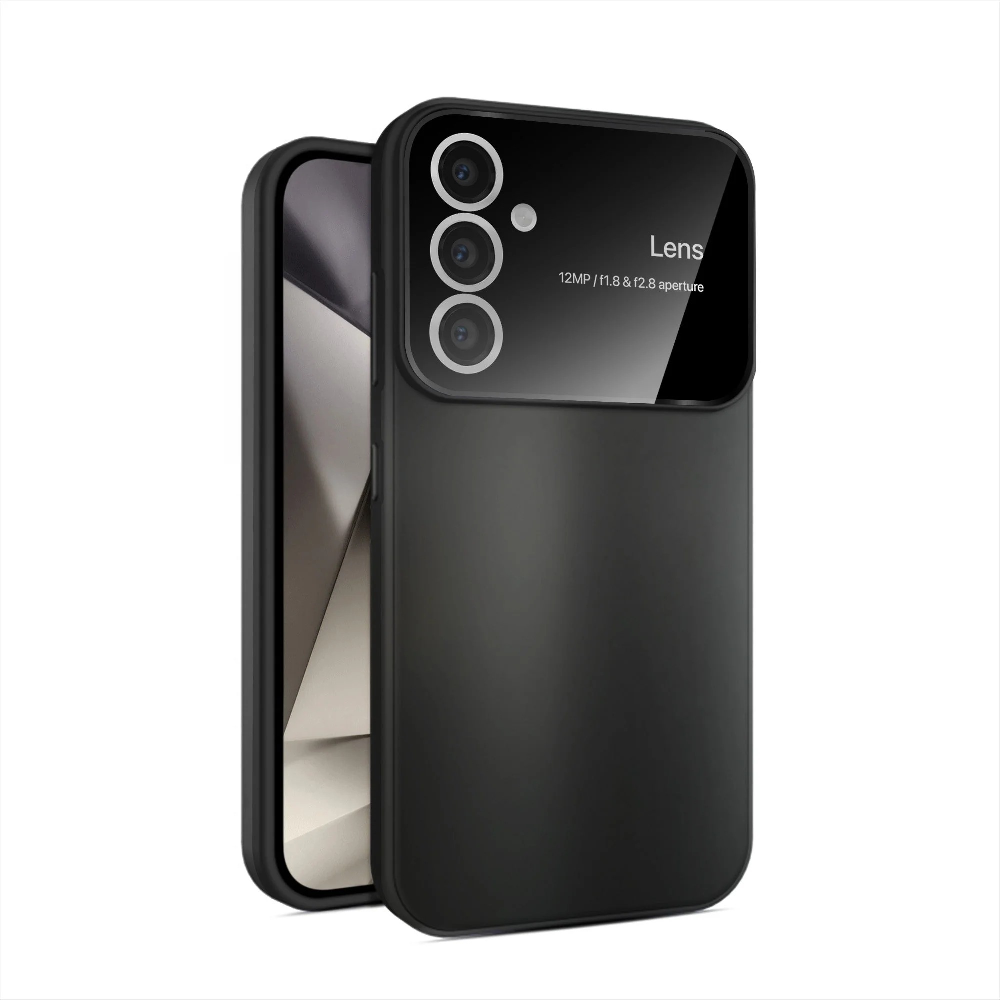 Vaku ® Samsung Galaxy S24 5G Polarized Large Window Glass Camera Protector Back Cover - Image 17