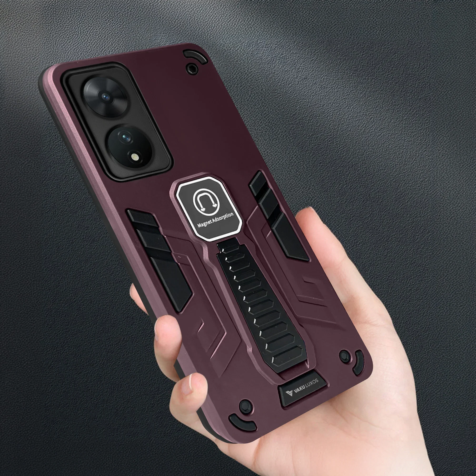 Vaku ® Vivo T2 5G Valor Military Grade Shockproof Back Cover - Image 2
