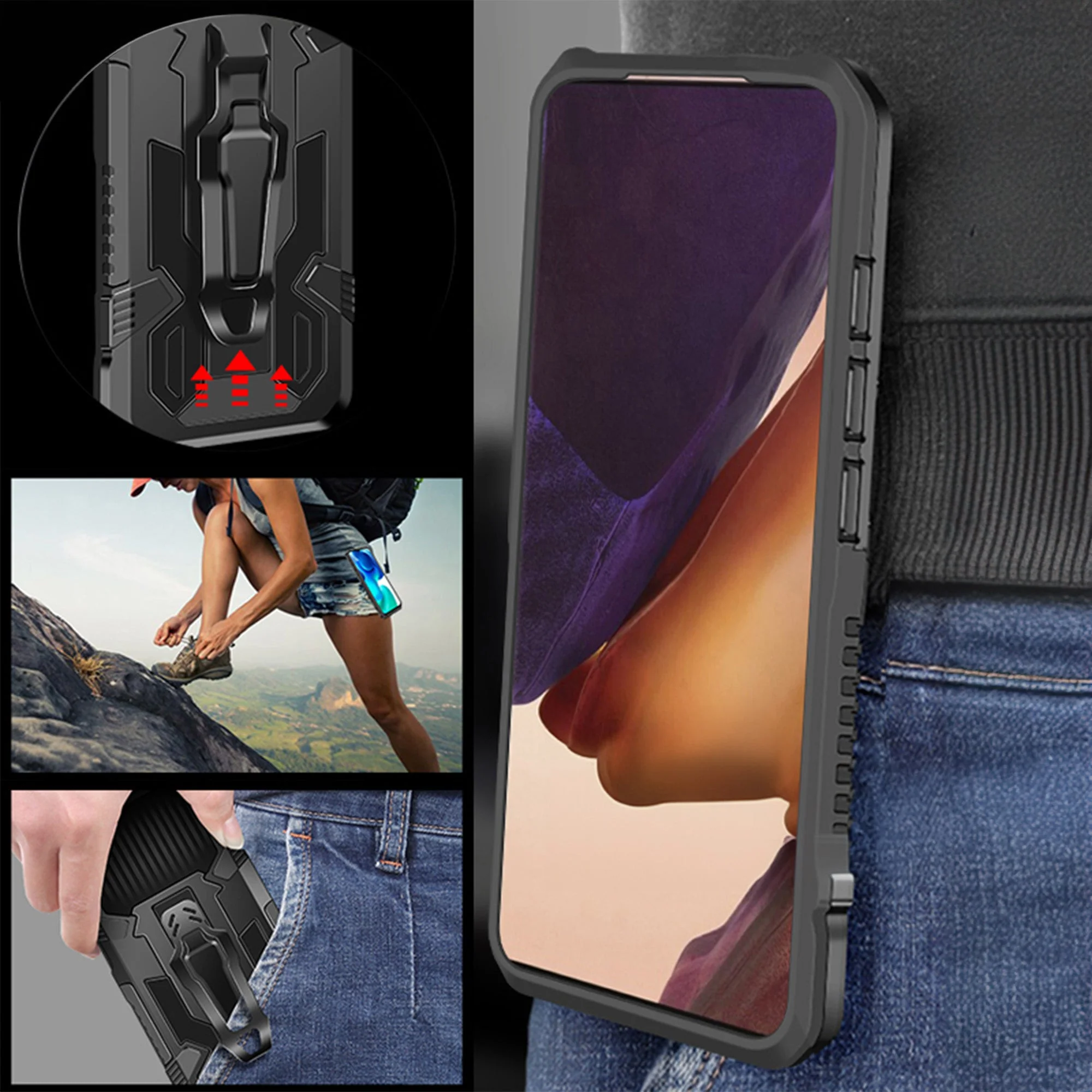 Vaku ® Vivo V27 5G Vanguard Military Grade Back Cover - Image 4