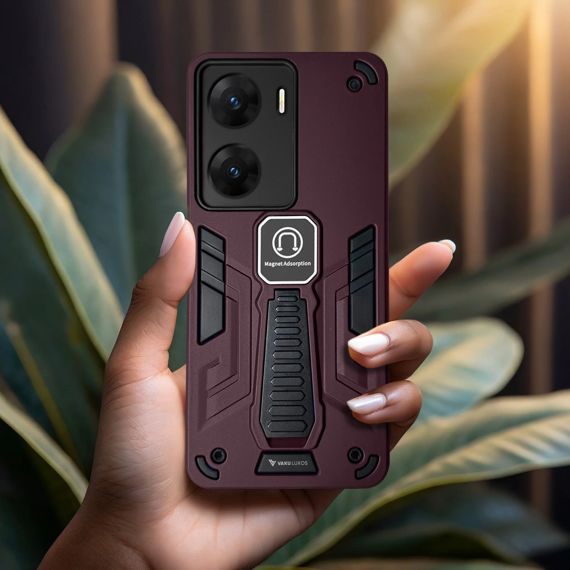 Vaku ® Vivo V29e 5G Valor Military Grade Shockproof Back Cover - Image 4