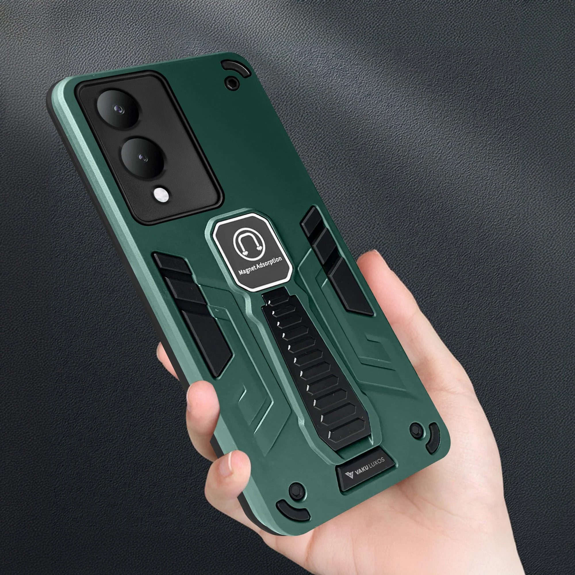Vaku ® Vivo Y17s Valor Military Grade Shockproof Back Cover - Image 6