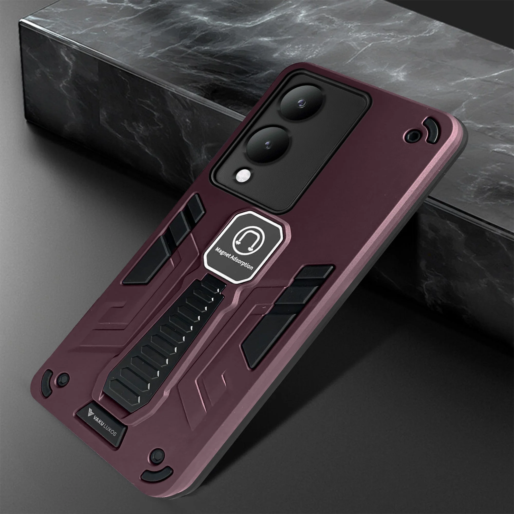 Vaku ® Vivo Y17s Valor Military Grade Shockproof Back Cover - Image 8