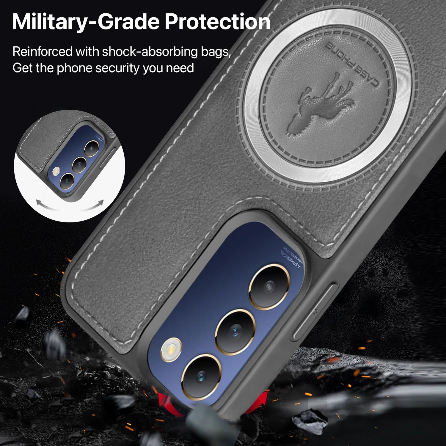 Vaku ® Vivo Y200e 5G Astrid Luxury PU Leather Back Cover - Image 10