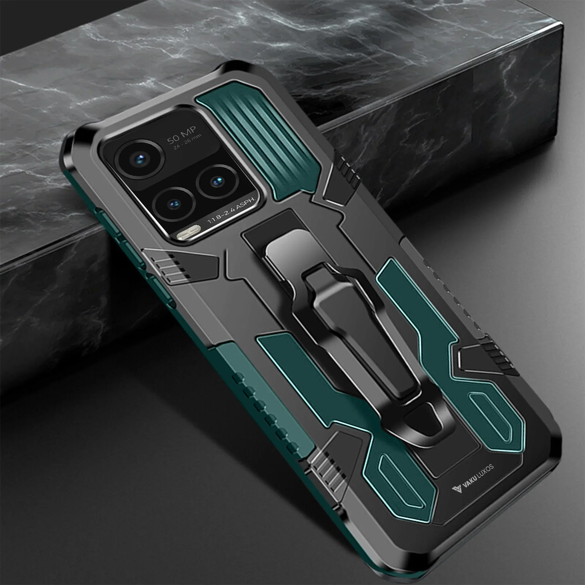 Vaku ® Vivo Y21 Vanguard Military Grade Back Cover - Image 2