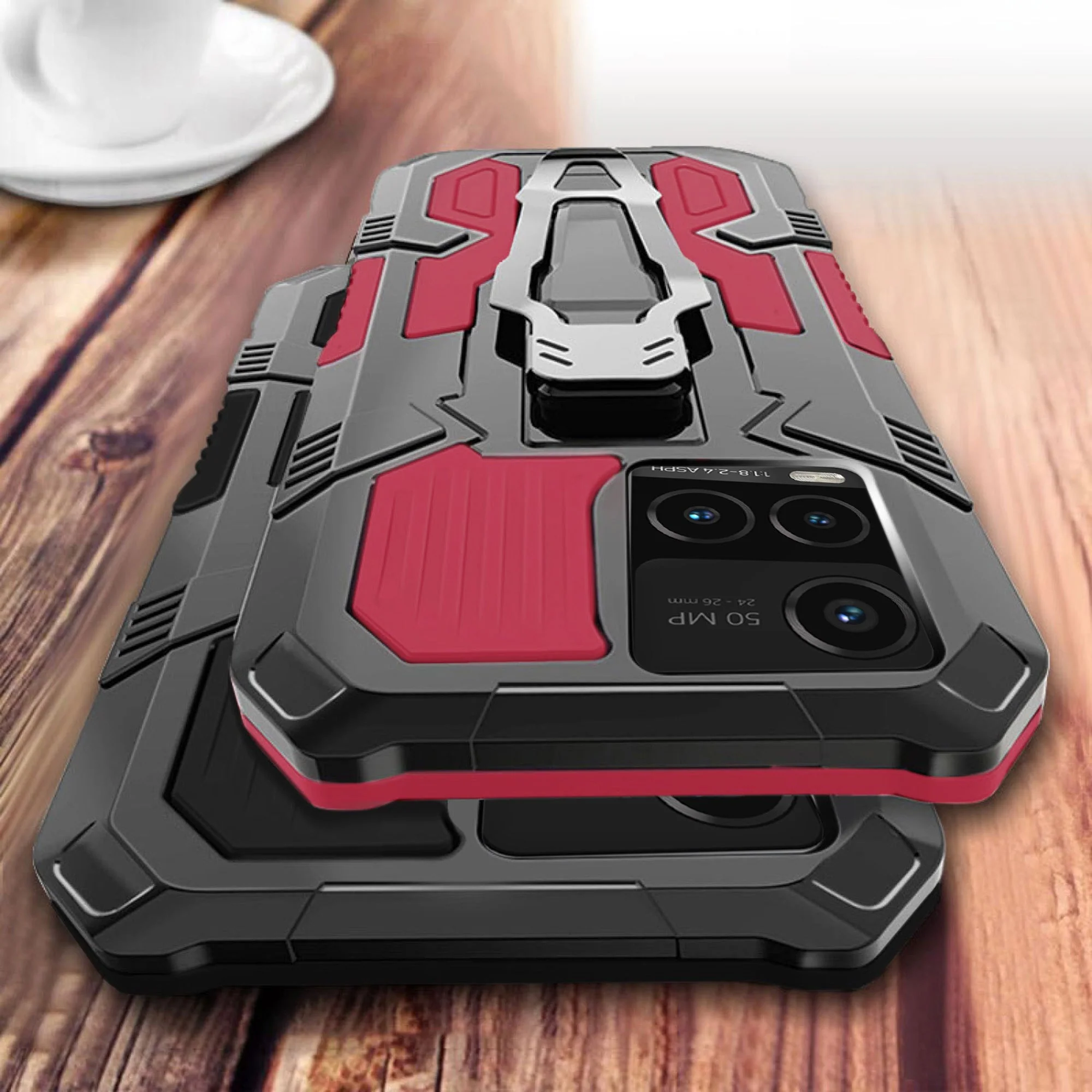 Vaku ® Vivo Y21T Vanguard Military Grade Back Cover - Image 4