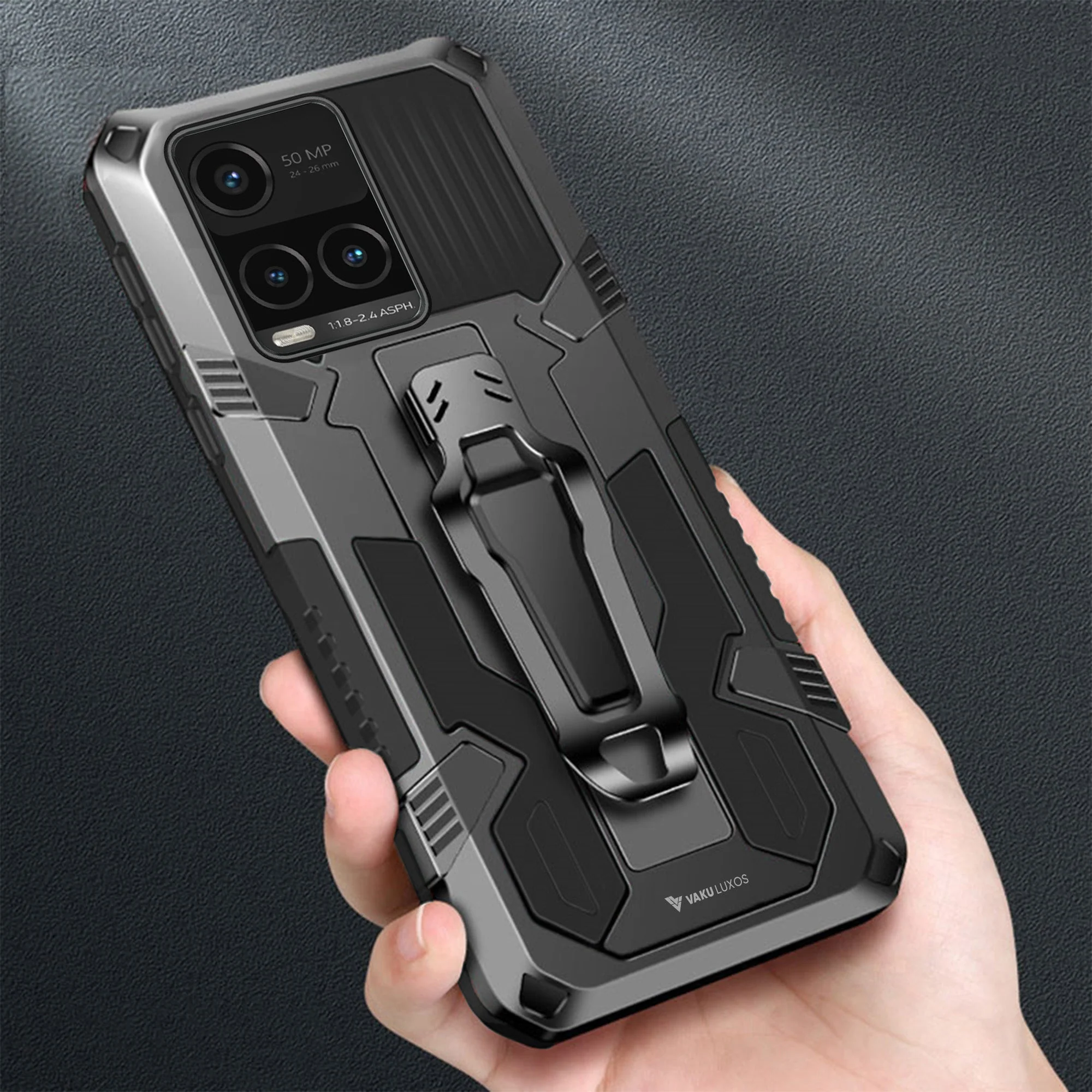 Vaku ® Vivo Y21T Vanguard Military Grade Back Cover - Image 9