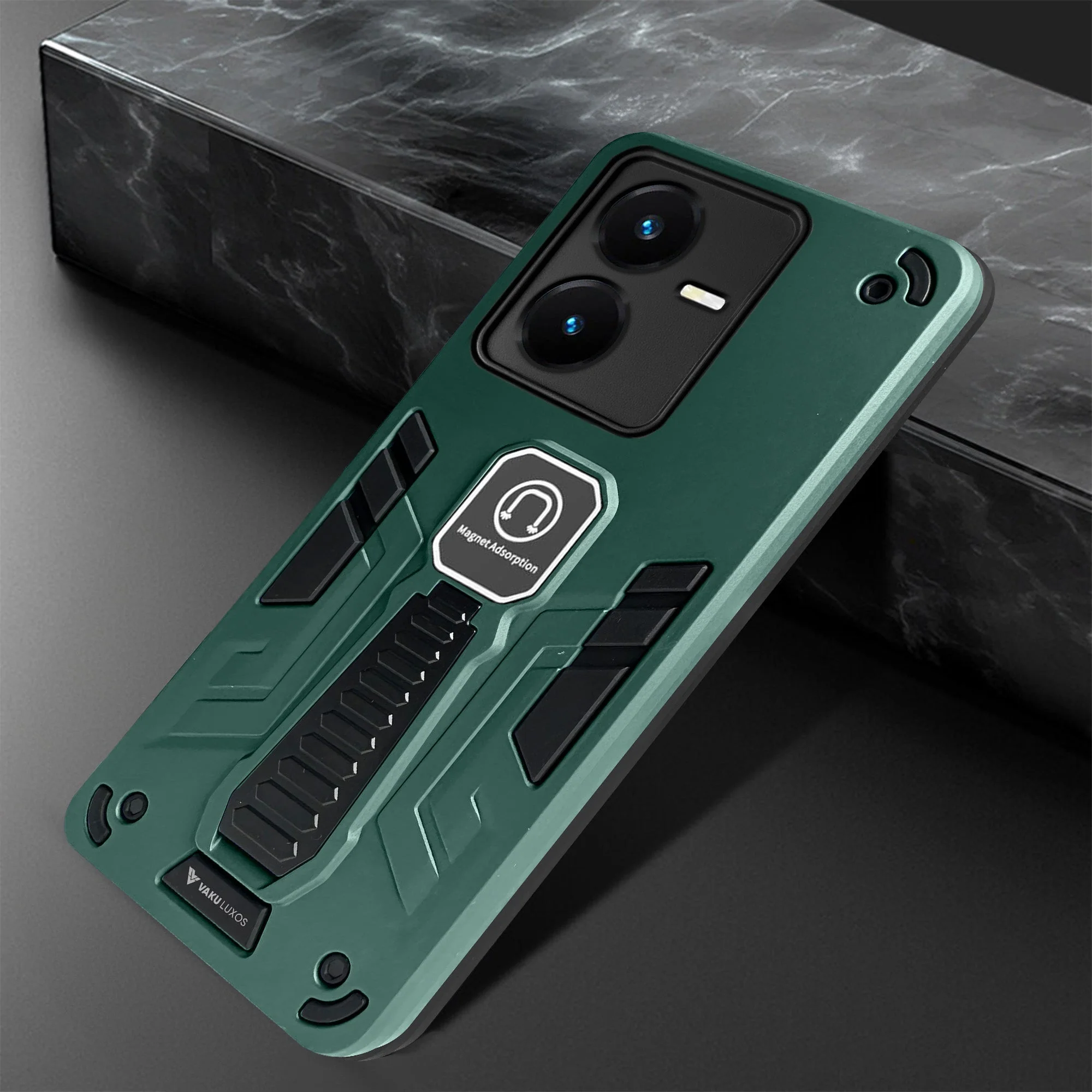Vaku ® Vivo Y22 Valor Military Grade Shockproof Back Cover - Image 3