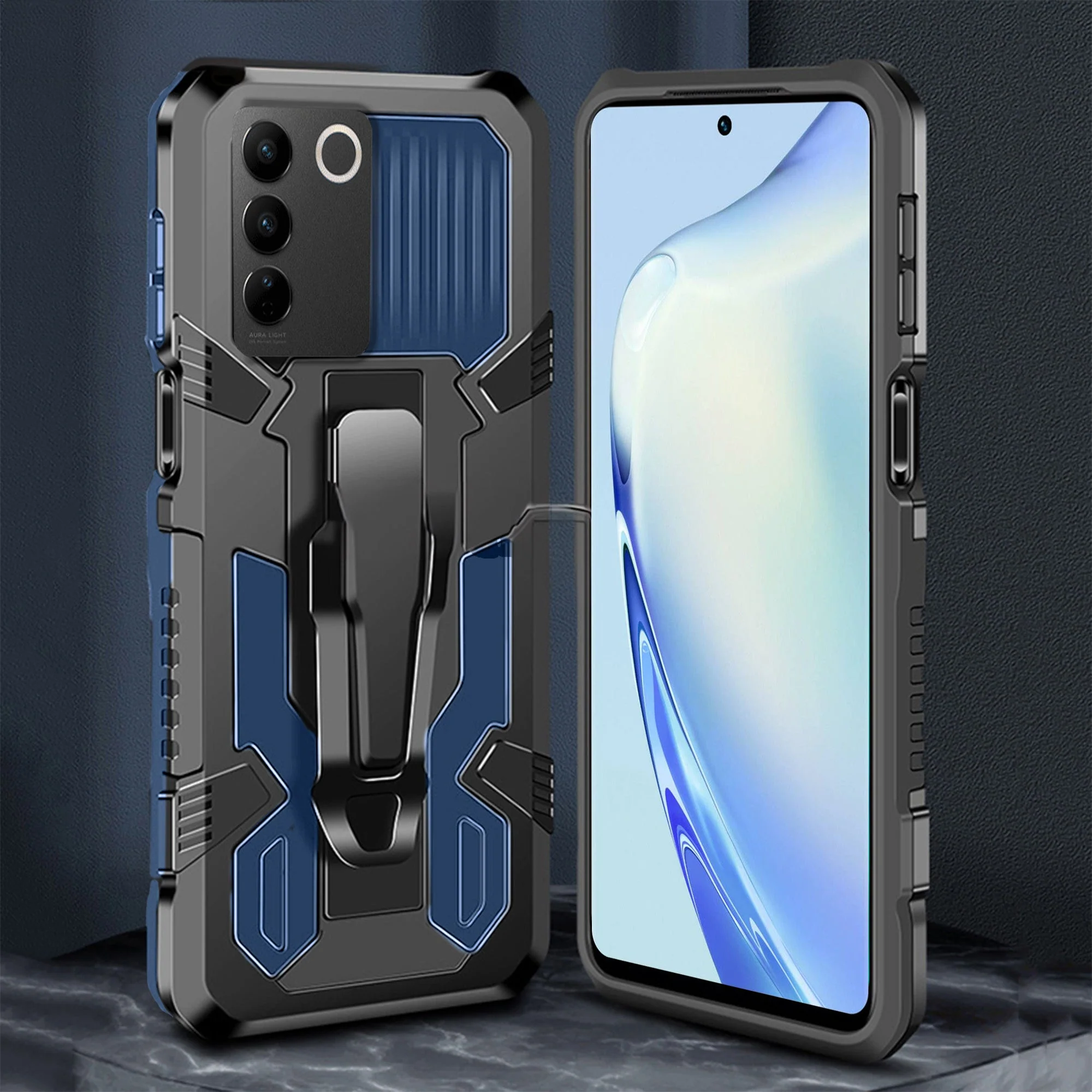 Vaku ® Vivo Y27 Vanguard Military Grade Back Cover - Image 11