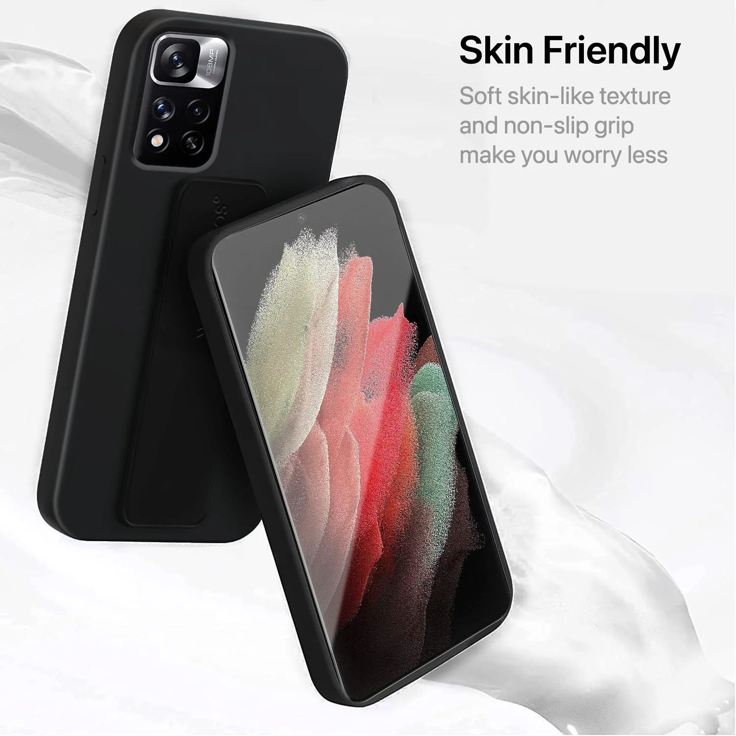 Vaku Ā® Xiaomi Redmi Note 11 Pro Plus 5G Harbor Grip Multi-Functional TPU Back Cover - Image 8