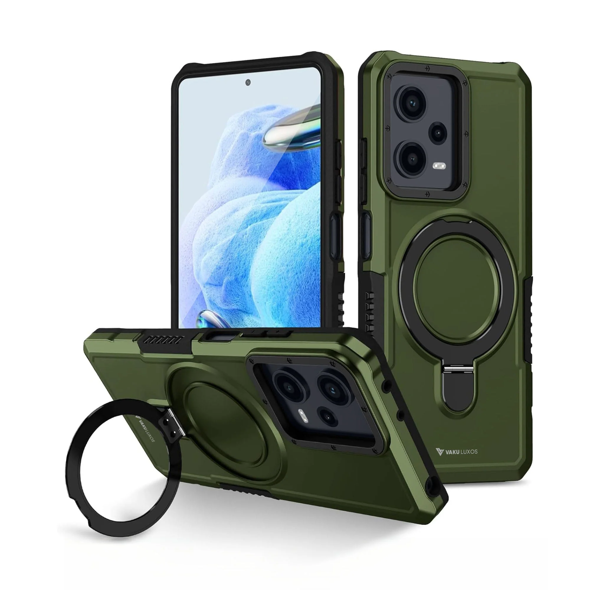 Vaku ® Xiaomi Redmi Note 12 Pro Plus 5G Astor Military Grade Armor Protective Back cover - Image 4