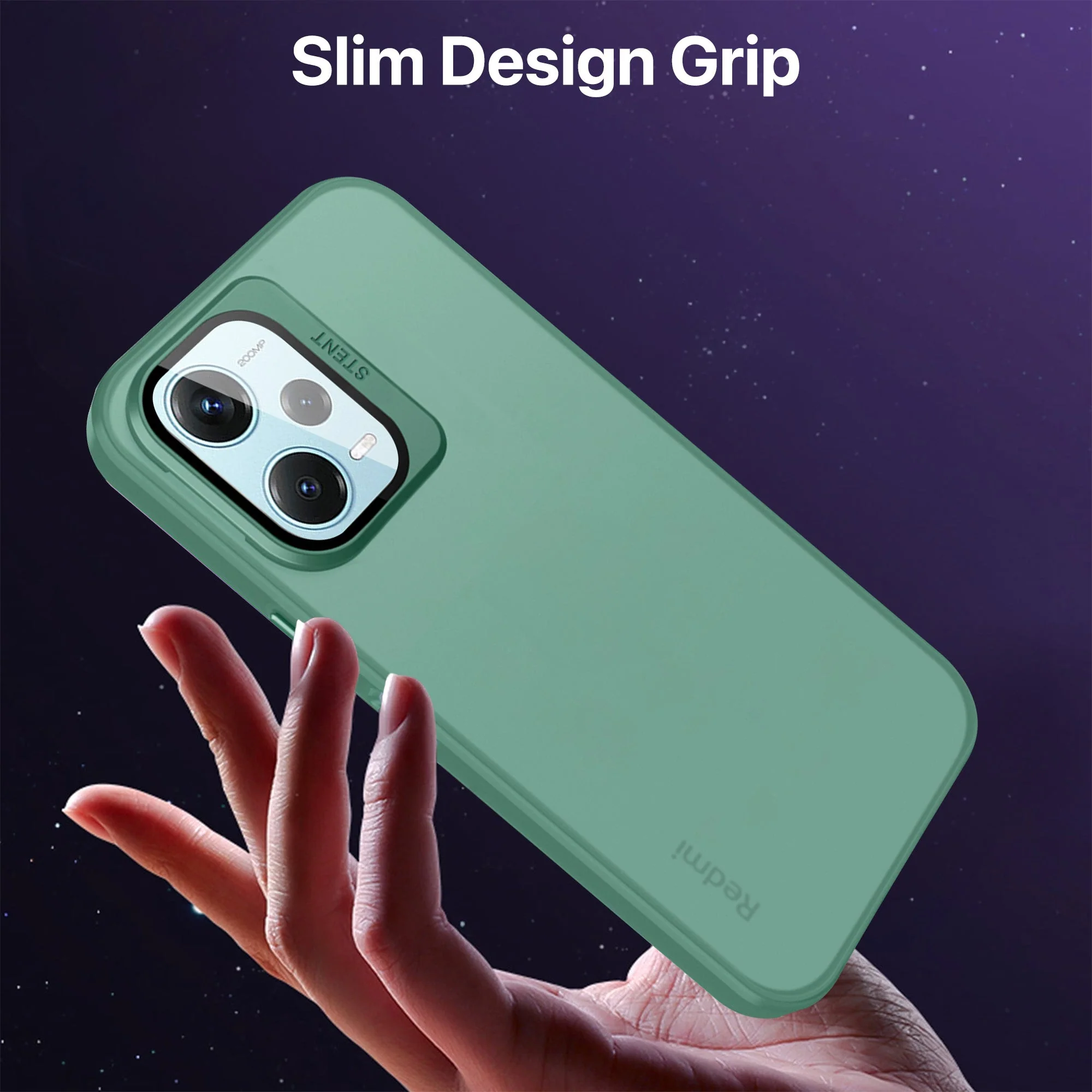 Vaku ® Xiaomi Redmi Note 12 Pro Rime Frosted Translucent Back Cover - Image 8