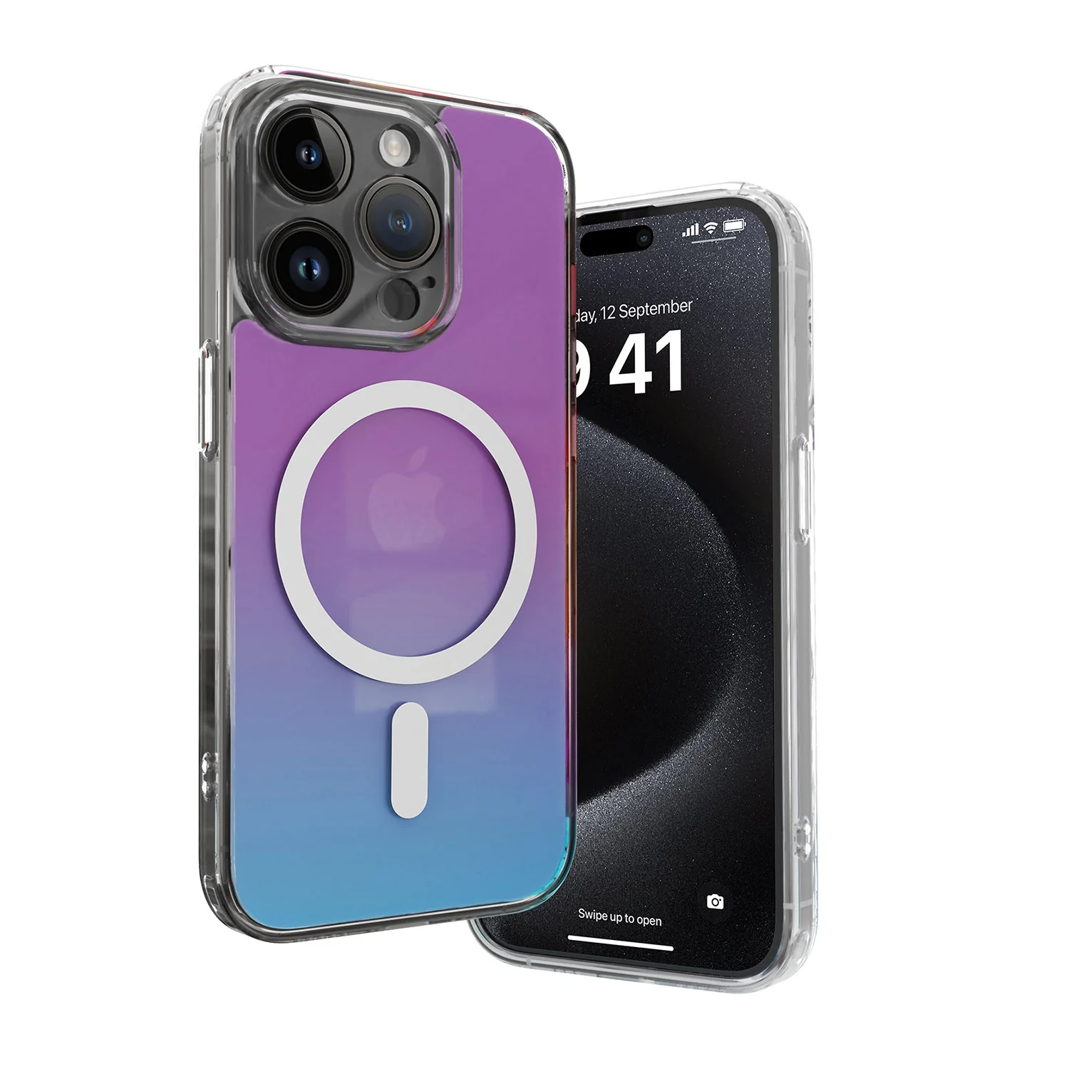 Vaku Luxos ® Apple iPhone 15 Pro Infinity MagPro Gradient Colored Back Cover - Image 2