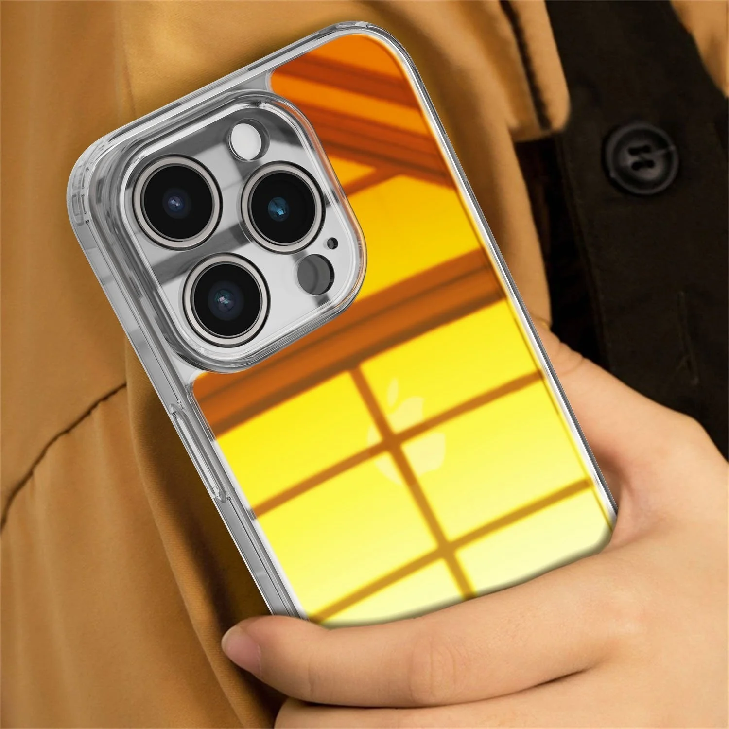 Vaku Luxos ® Apple iPhone 15 Pro Mirage Luxury Light Gradient Back Cover - Image 6