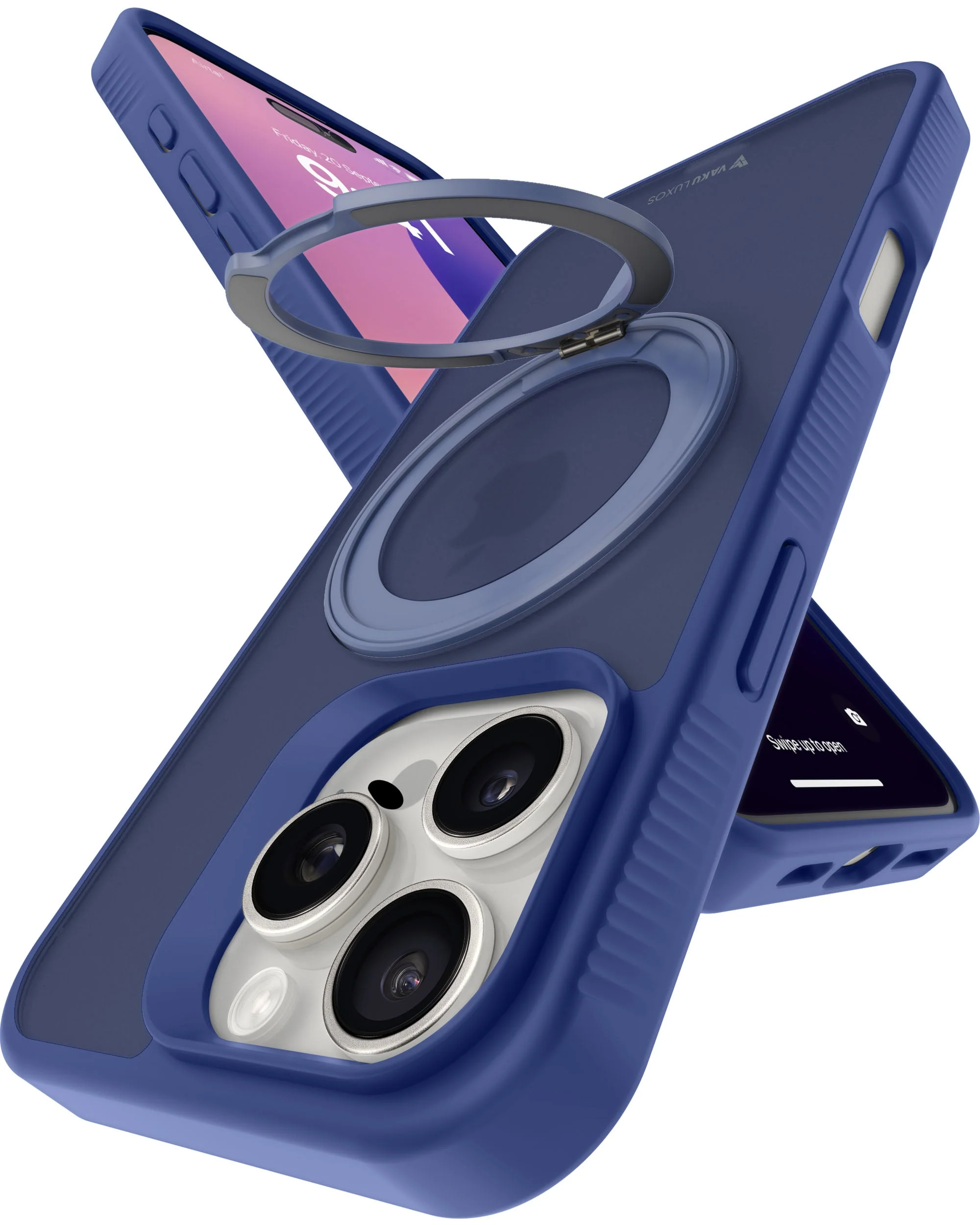 Vaku Luxos ® Apple iPhone 16 Pro Max Castros MagPro Military-Grade Protection Back Cover - Image 3