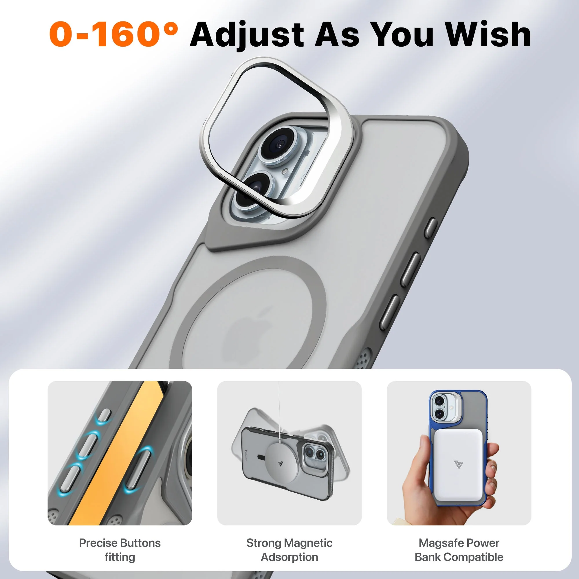 Vaku Luxos ® Apple iPhone 16 Therox MagPro Translucent Back cover - Image 5