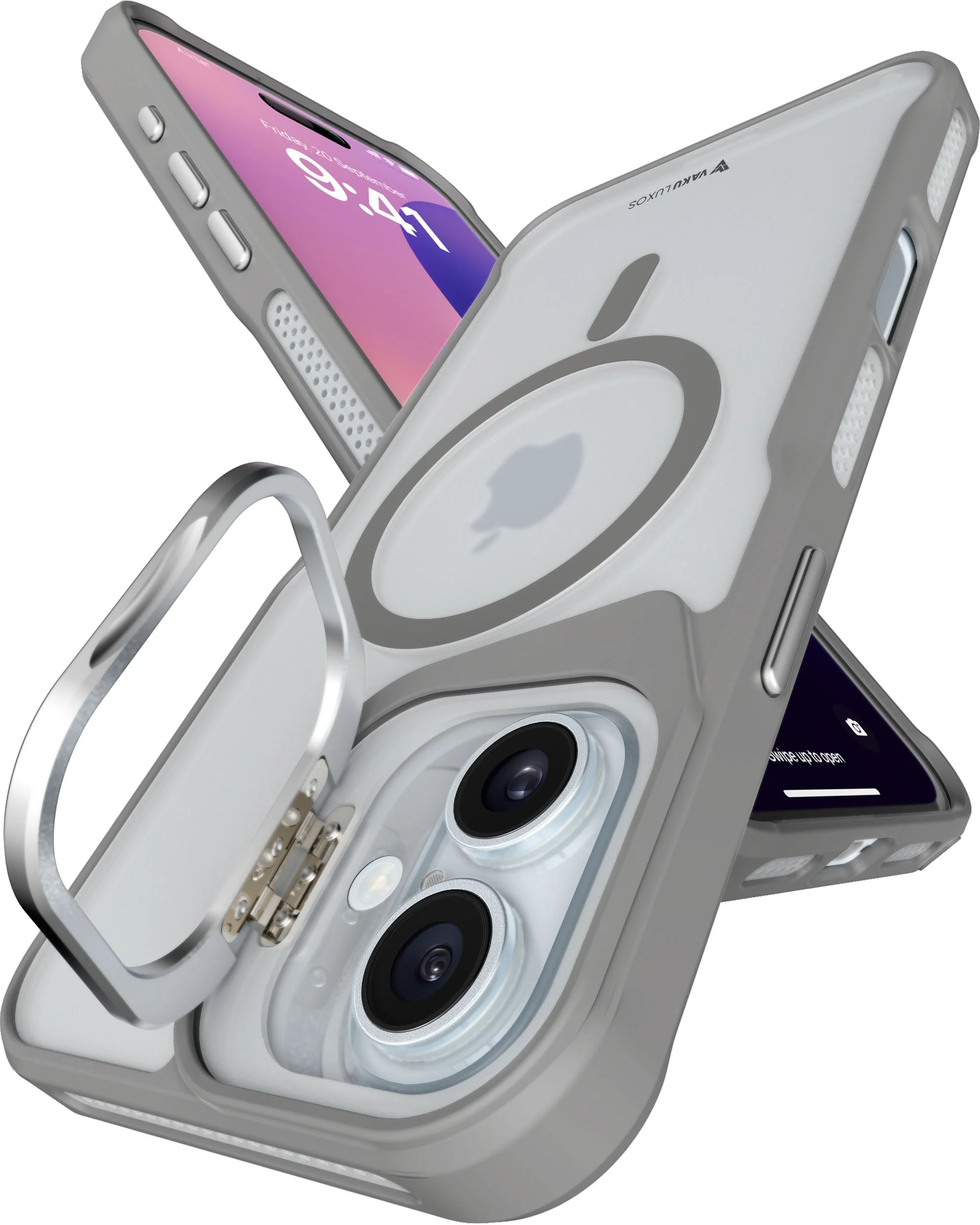 Vaku Luxos ® Apple iPhone 16 Therox MagPro Translucent Back cover - Image 6