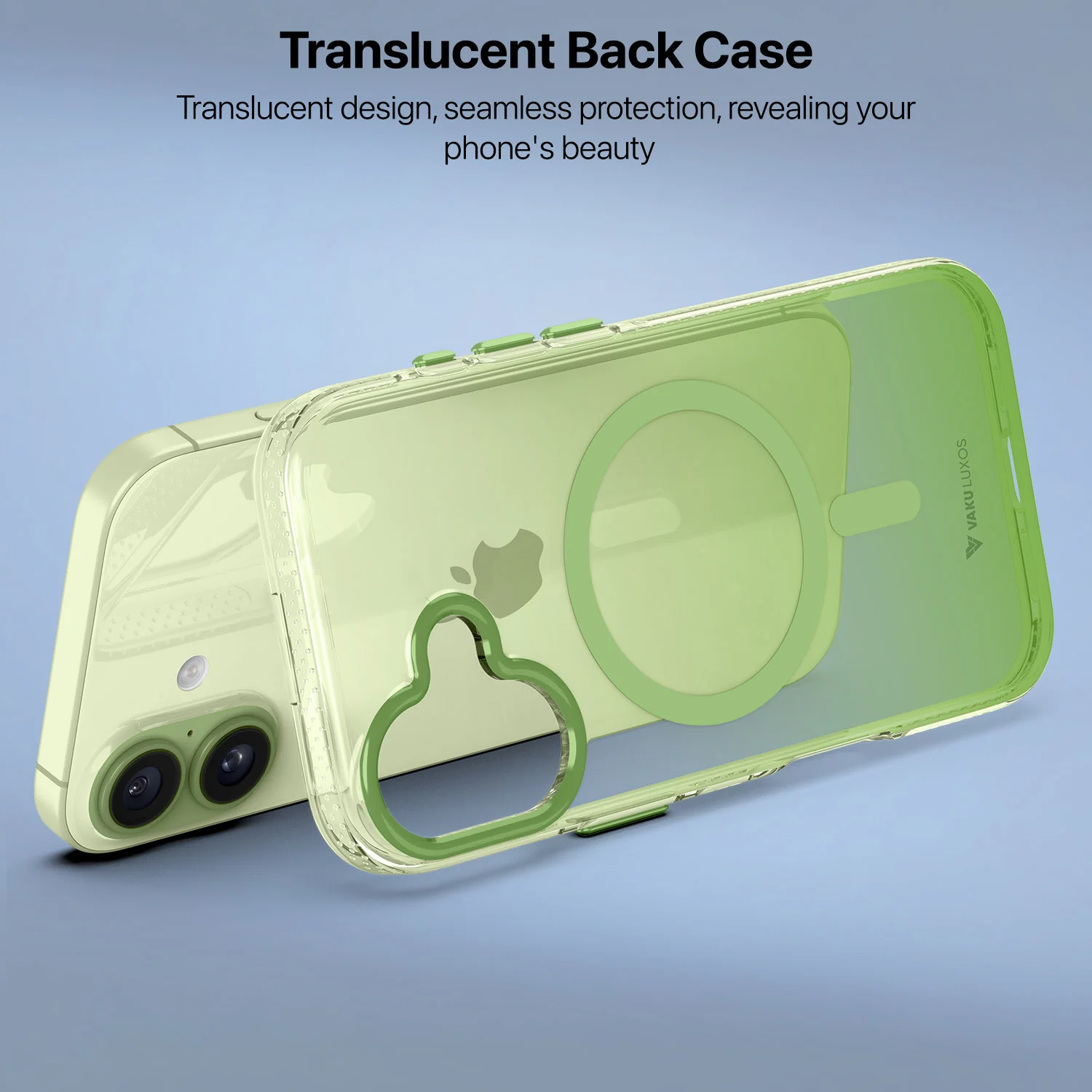 Vaku Luxos ® Apple iPhone 17 Triton Magpro Dual Matte Tone Back Cover - Image 2