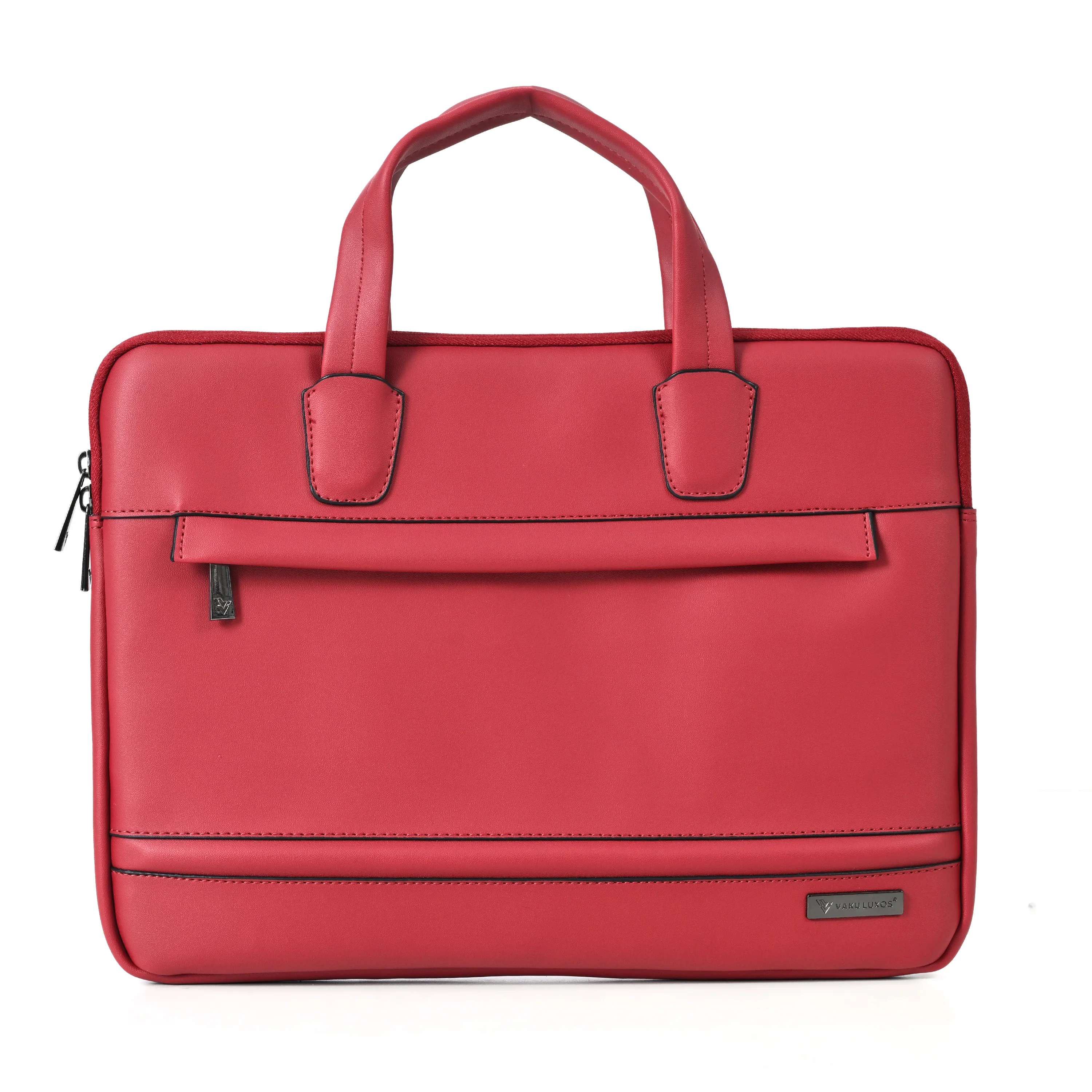Vaku Luxos ® CASTINO 14 inch Laptop Bag Premium PU Leather Laptop Sleeve Messenger - Image 27