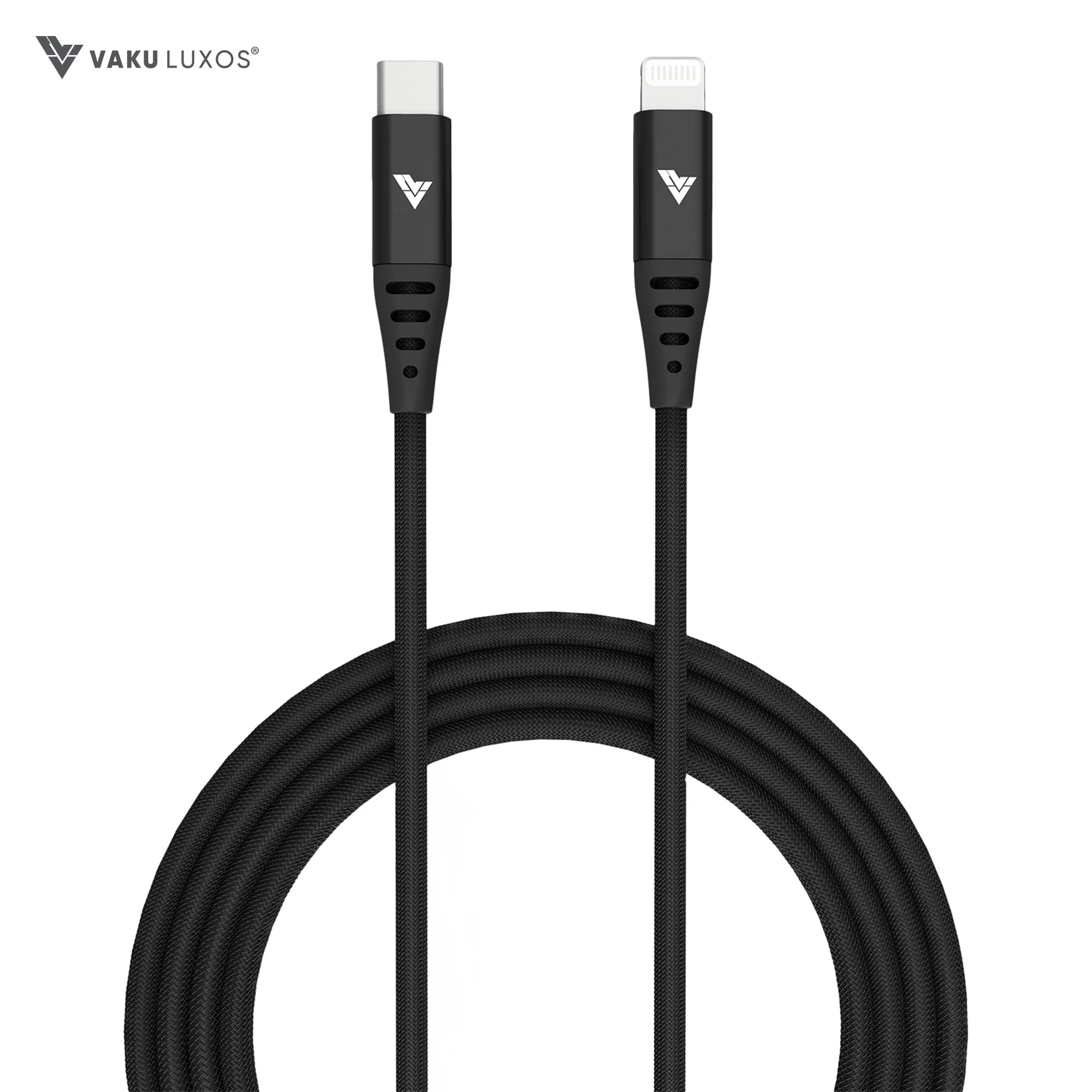Vaku Luxos ® DURATUF PD 30W USB-C TO Lightning Fast Charging Cable