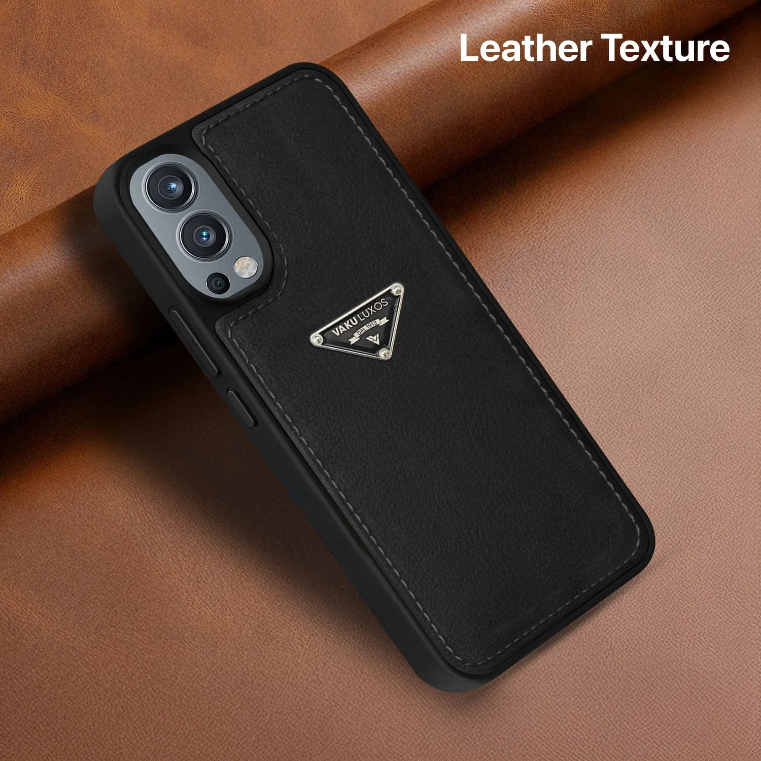Vaku Luxos ® OnePlus Nord 2 Nyxen Premium Leather Stitched Back Cover - Image 5