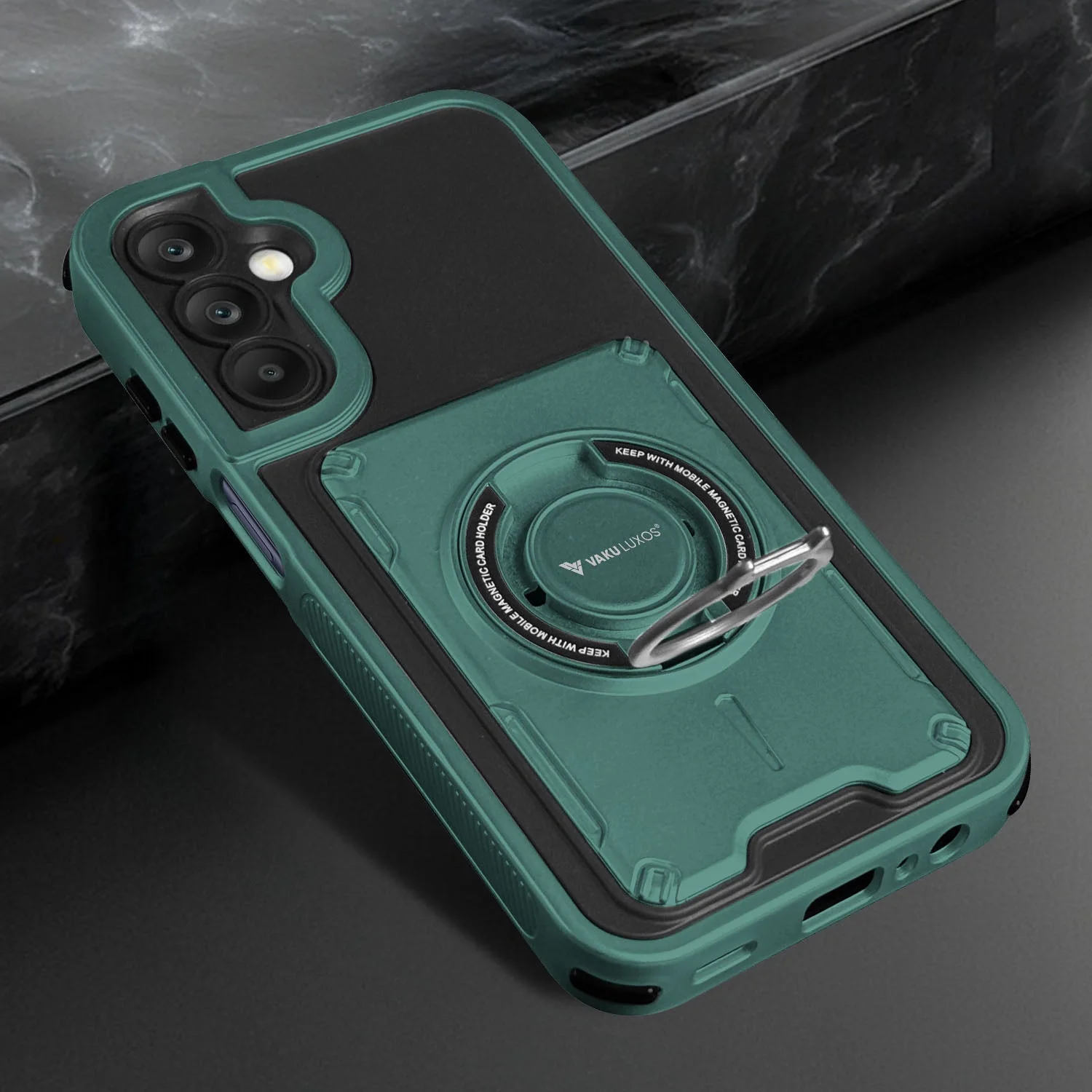 Vaku Luxos ® Samsung Galaxy S23 FE Axion Armor Military Grade Protective Back Cover - Image 7
