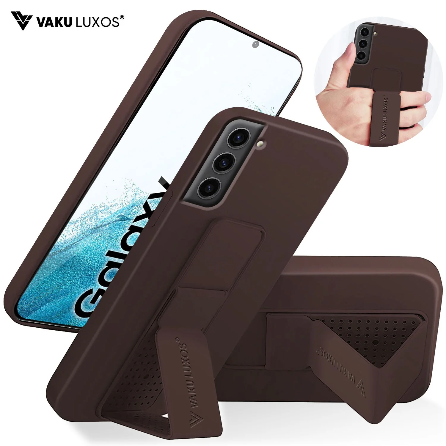 Vaku ® Samsung Galaxy S22 Plus Harbor Grip Multi-Functional TPU Back Cover - Image 5