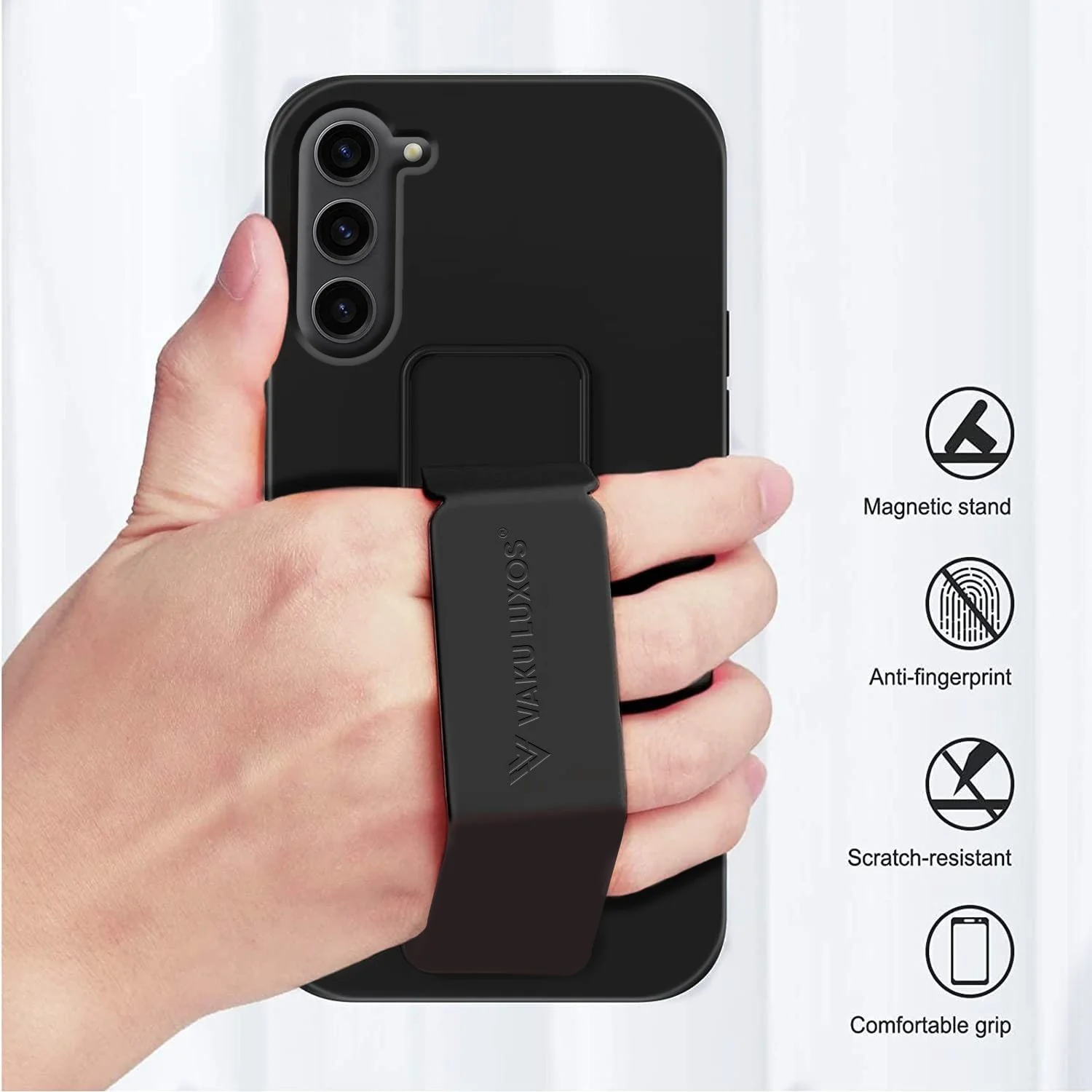 Vaku ® Samsung Galaxy S23 Plus Harbor Grip Multi-Functional TPU Back Cover - Image 9